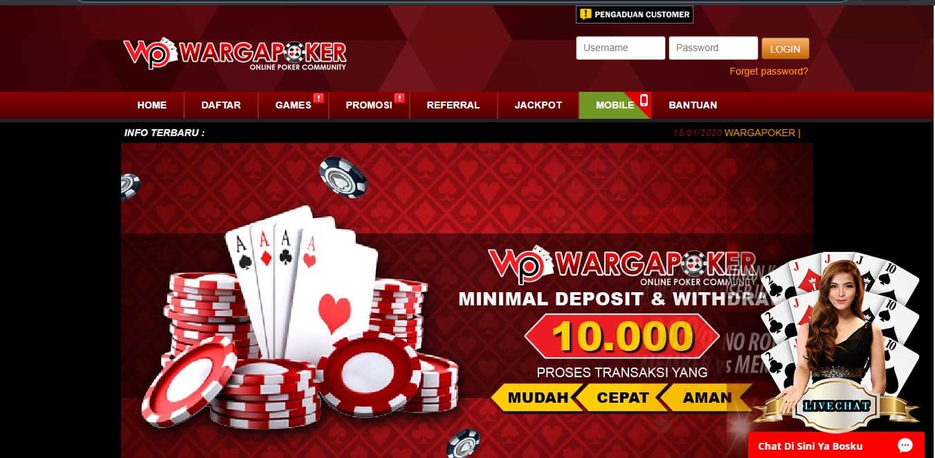 Wargapoker Berikan Kunci Utama Menang Situs Poker Online